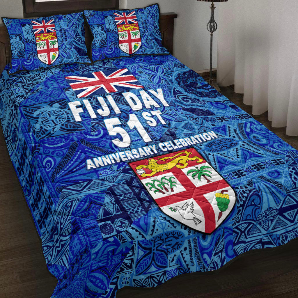 Fiji Day Quilt Bed Set Independence Anniversary Original Style