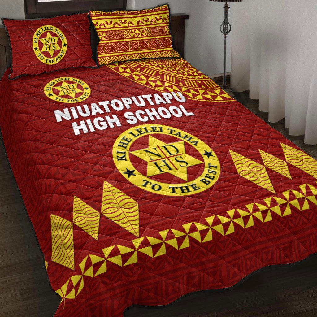 Tonga Niuatoputapu High School Quilt Bed Set Simple Style
