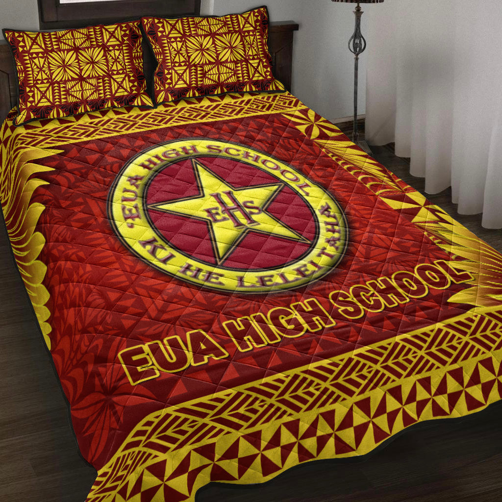 Tonga Eua High School Quilt Bed Set Simplified Version