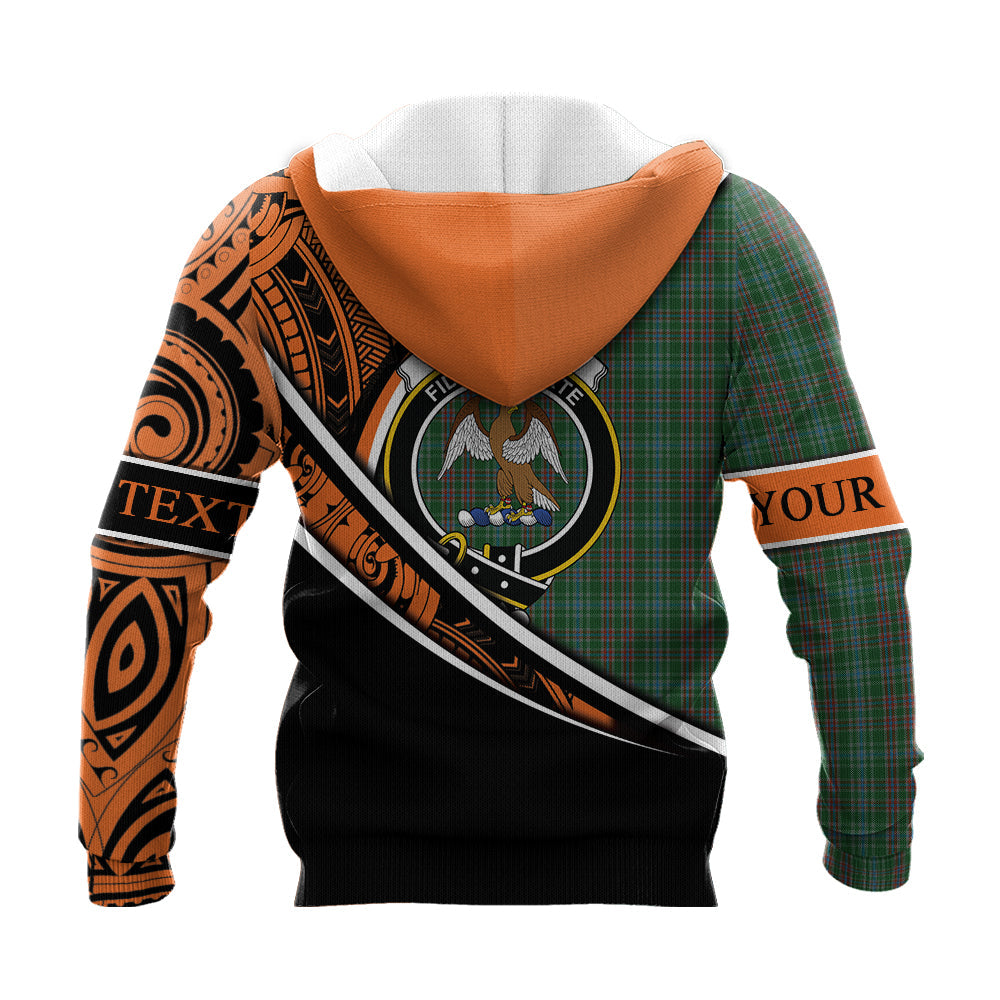 Printivon Ralston 02 Knitted Hoodie Pattern Polynesian Custom Text