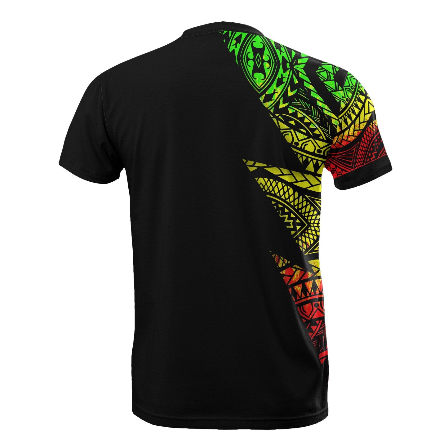 Micronesian Custom Personalised All Over T Shirt Micronesian Pattern Reggae Color