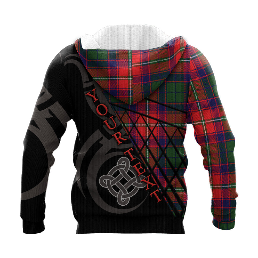 Printivon Riddell Knitted Hoodie Pattern Celtic Custom Text