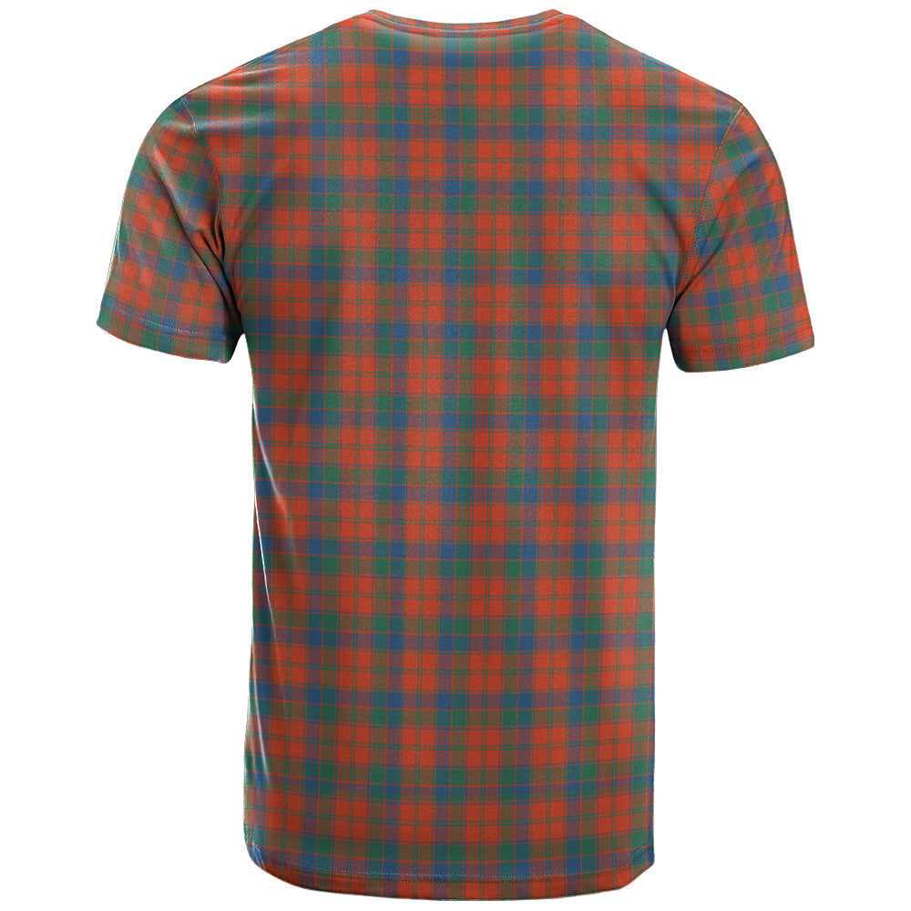 Printivon Robertson Ancient Clan DNA In Me Tartan Crest T Shirt