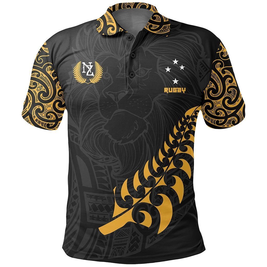 New Zealand Maori Lion Rugby Polo Shirt