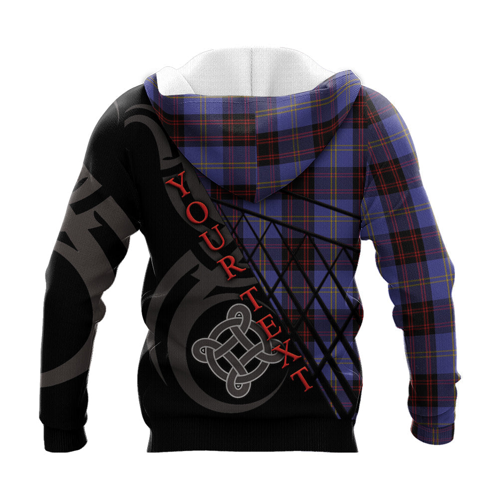 Printivon Rutherford Knitted Hoodie Pattern Celtic Custom Text