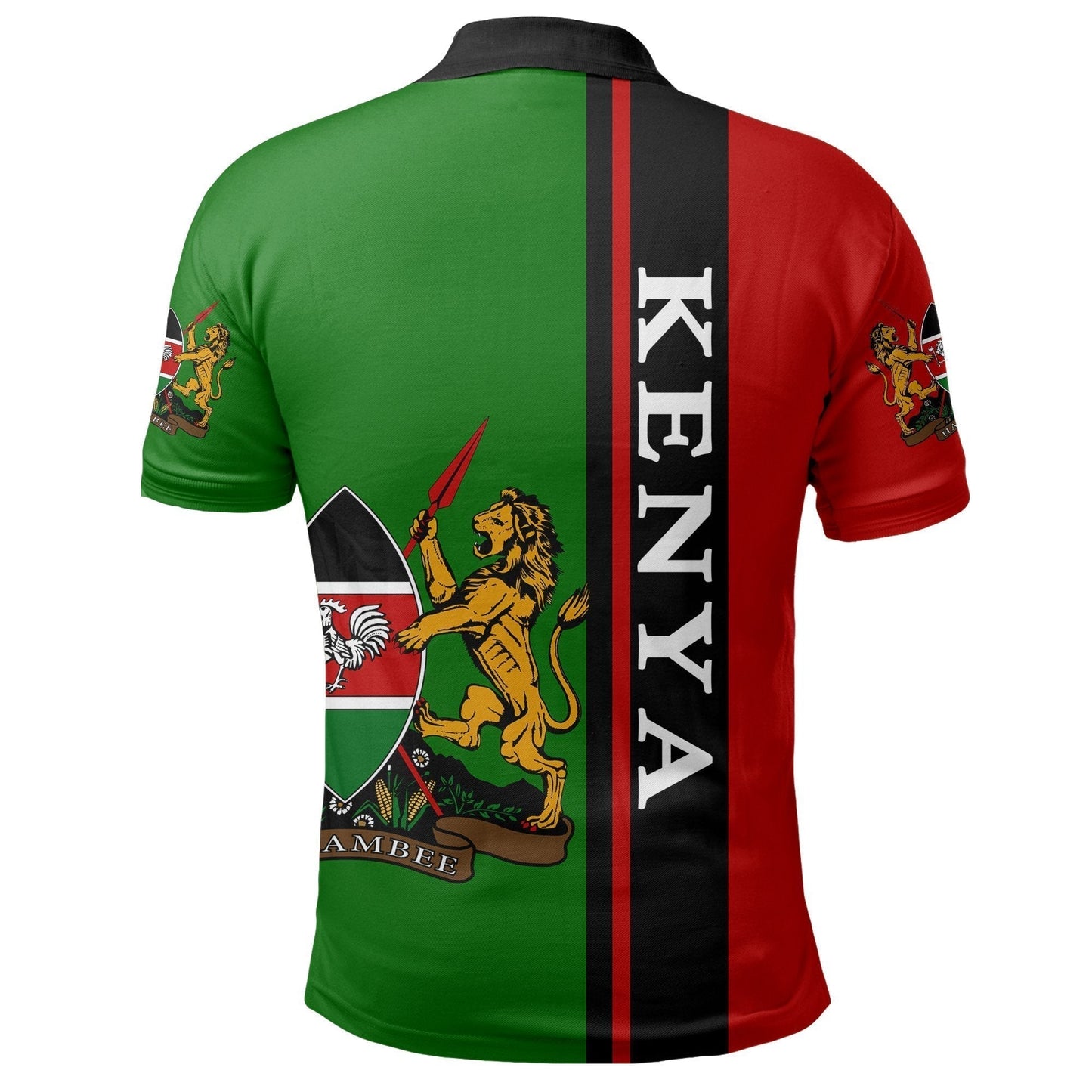African Golf Shirts Kenya Style Polo Shirt