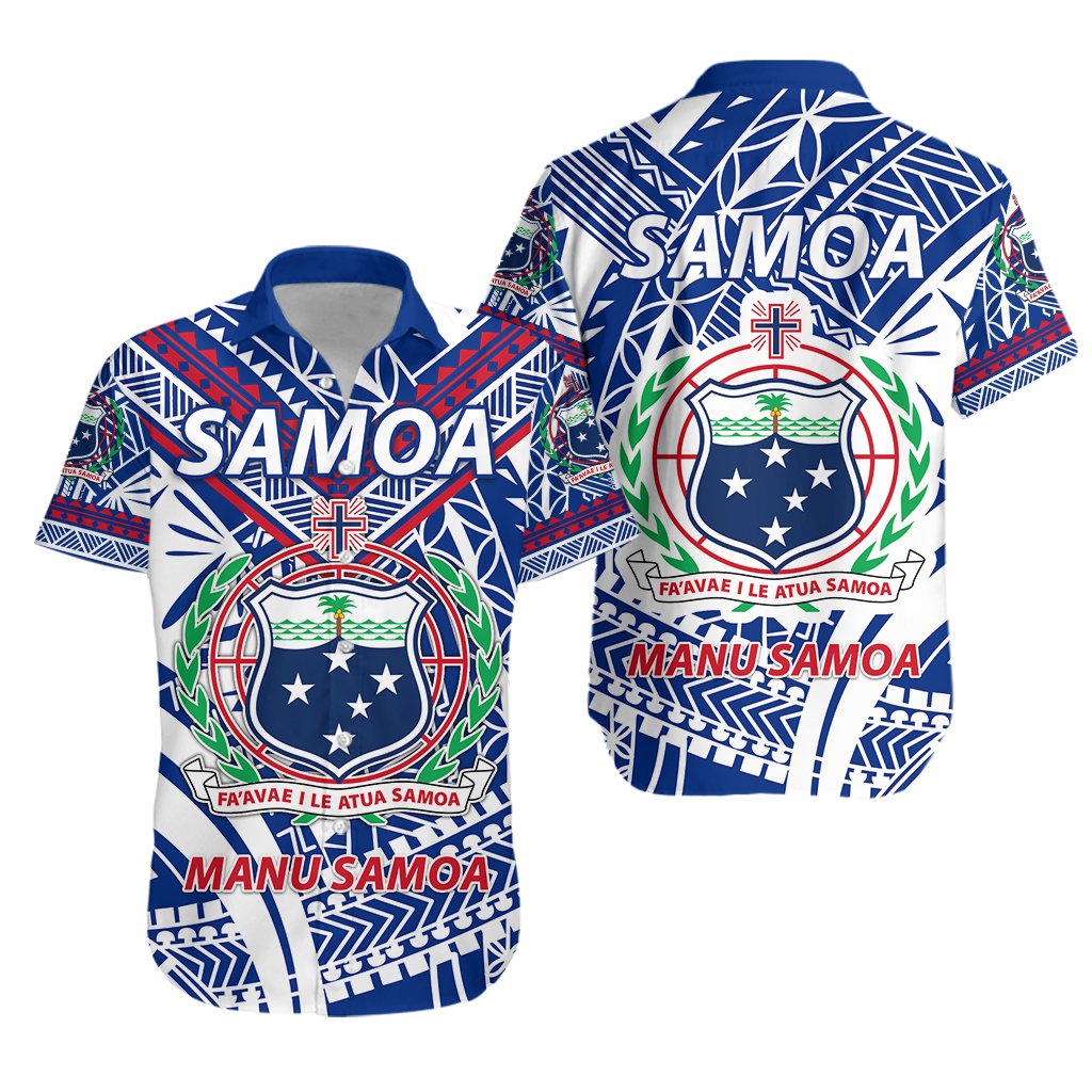 Manu Samoa Rugby Hawaiian Shirt Samoa Simple Rugby