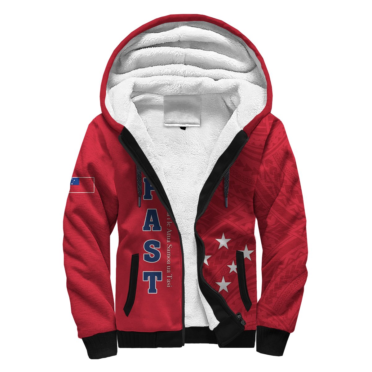 F.A.S.T Samoa Sherpa Hoodie We Ready Polynesian Samoan