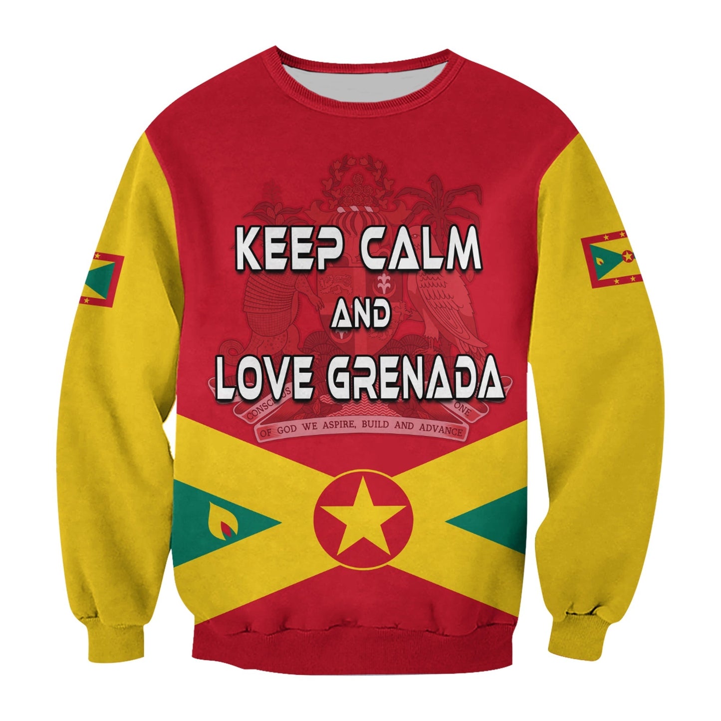 Grenada Sweatshirt Keep Calm and Love Grenada