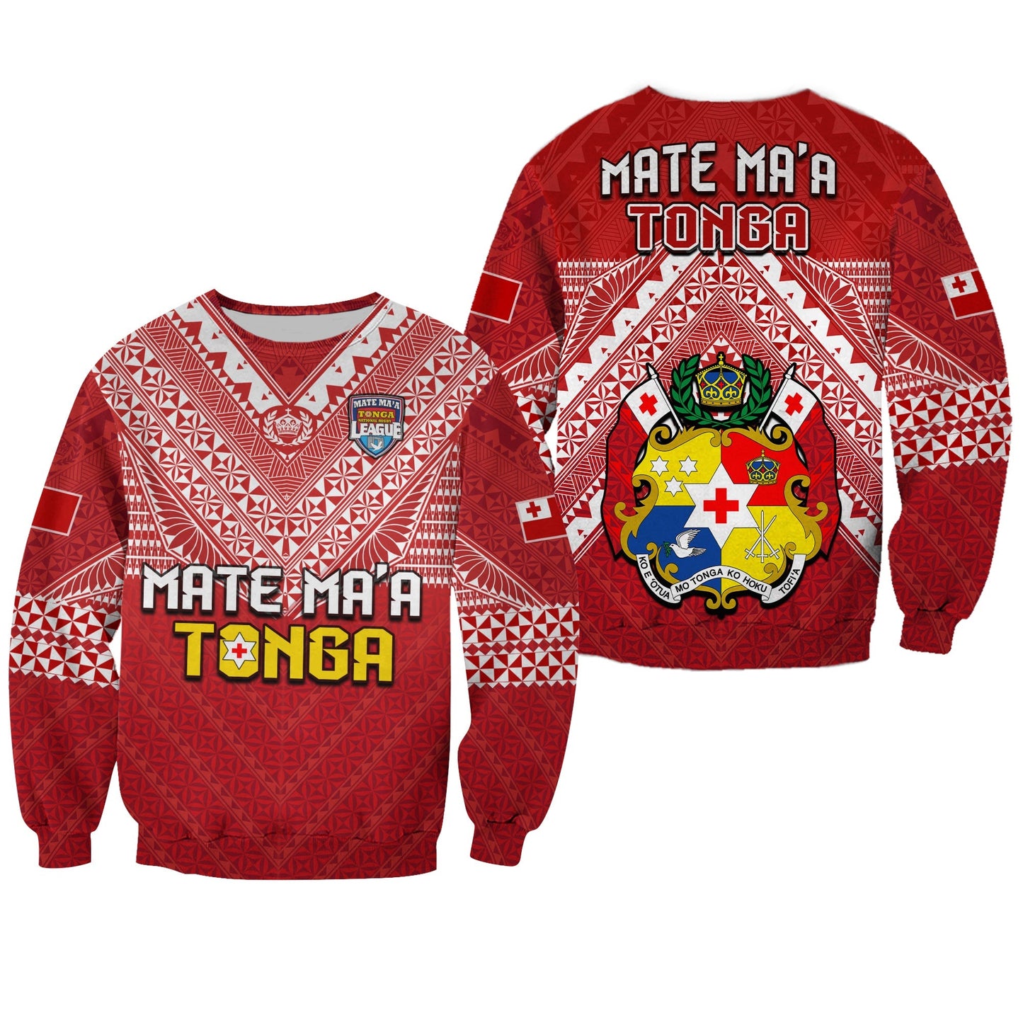 Tonga Rugby MMT Sweatshirt Ngatu Mate Maa Tonga Special