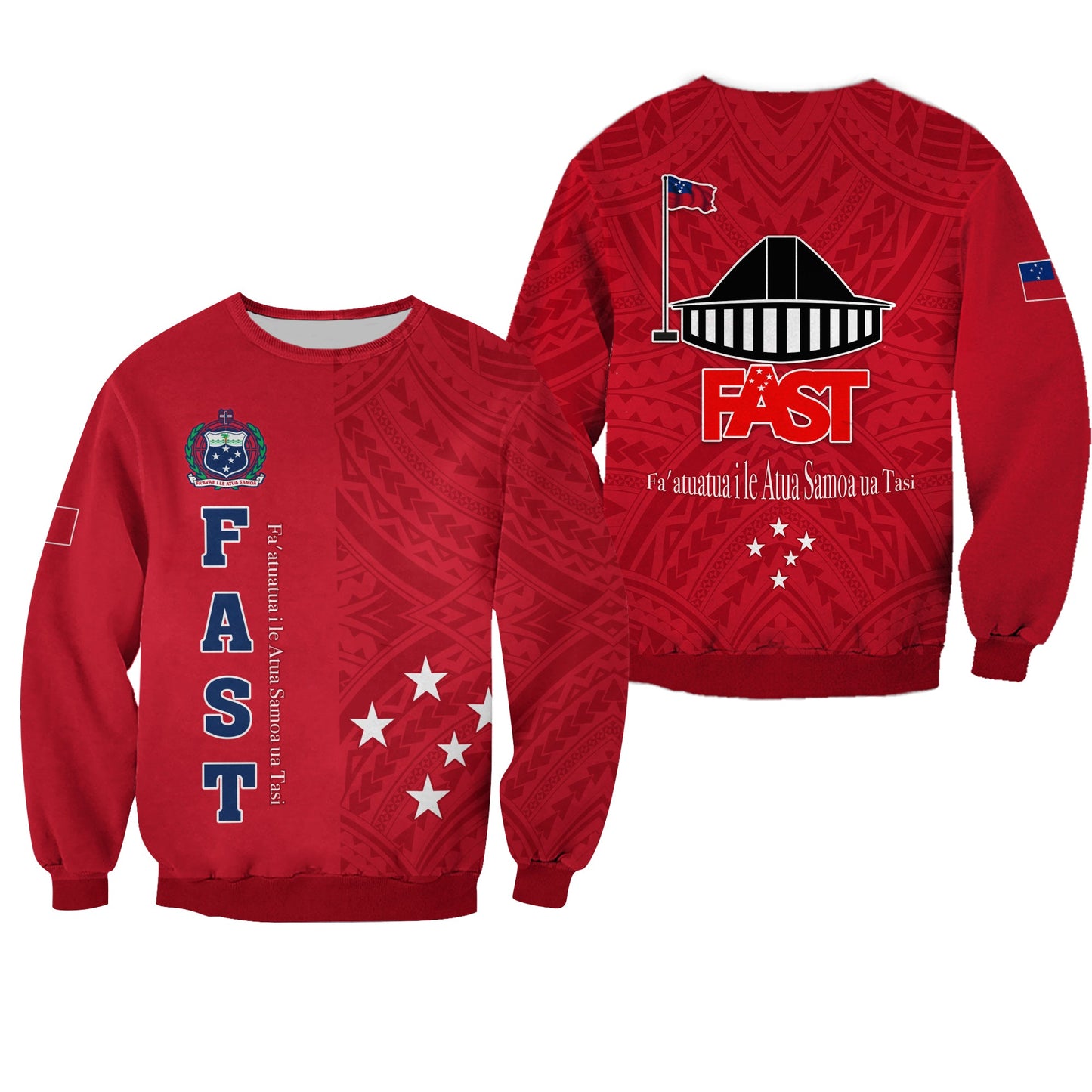 F.A.S.T Samoa Sweatshirt We Ready Polynesian Samoan