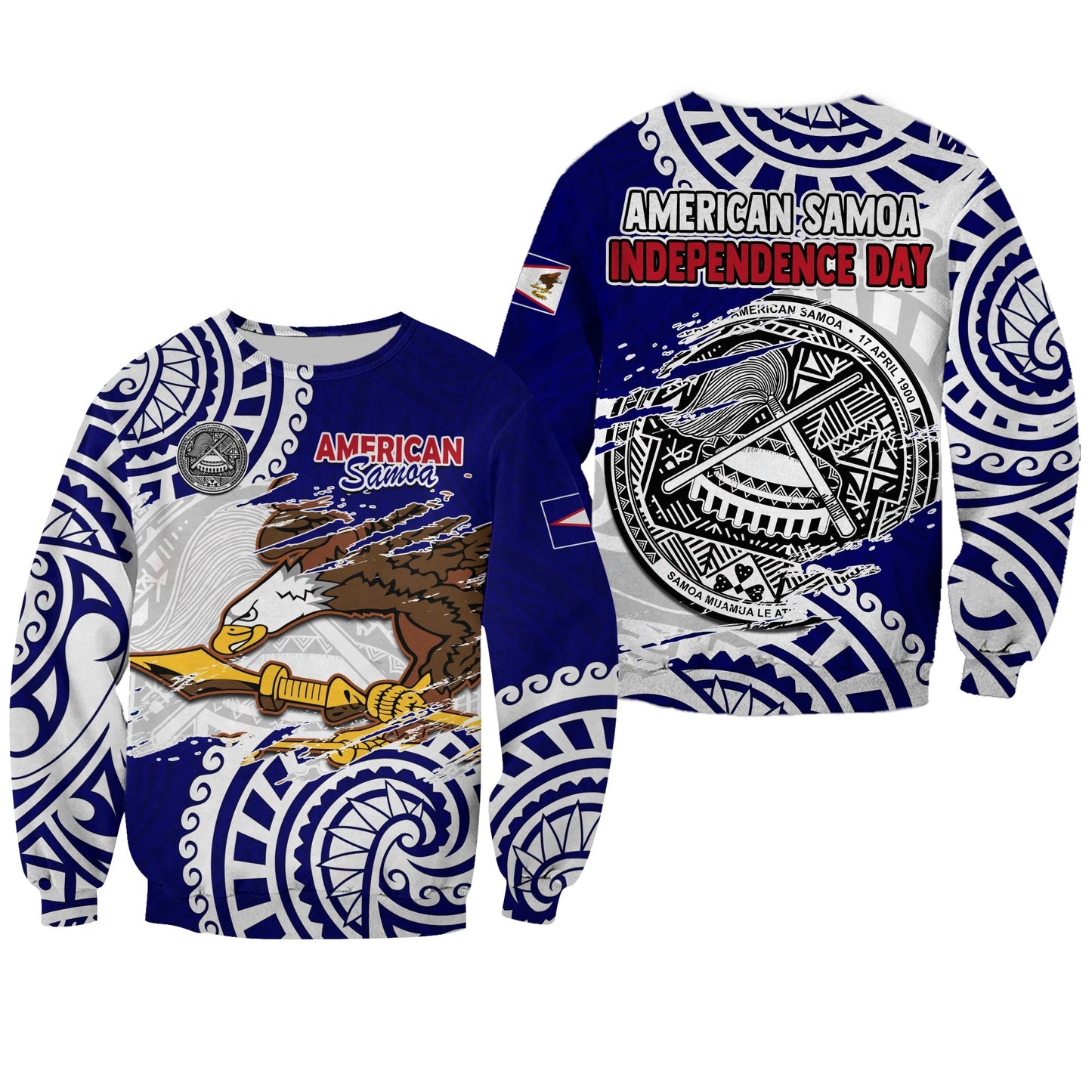 American Samoa Independence Day Sweatshirt Polynesian Special Version