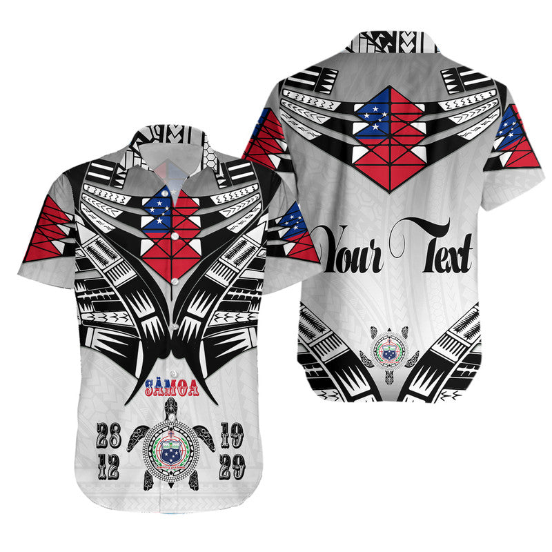 Custom Personalised Samoa Black Saturday Hawaiian Shirt 28 Dec 1929 Visual Arts