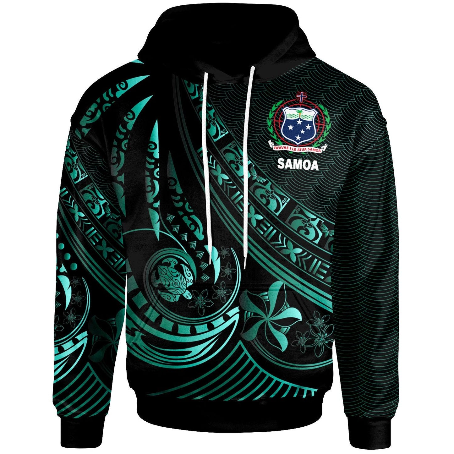 Samoa Hoodie The Flow Of The Ocean
