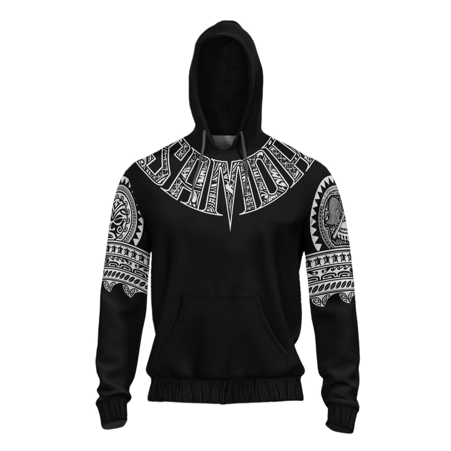 American Samoa Hoodie Neck Tattoo