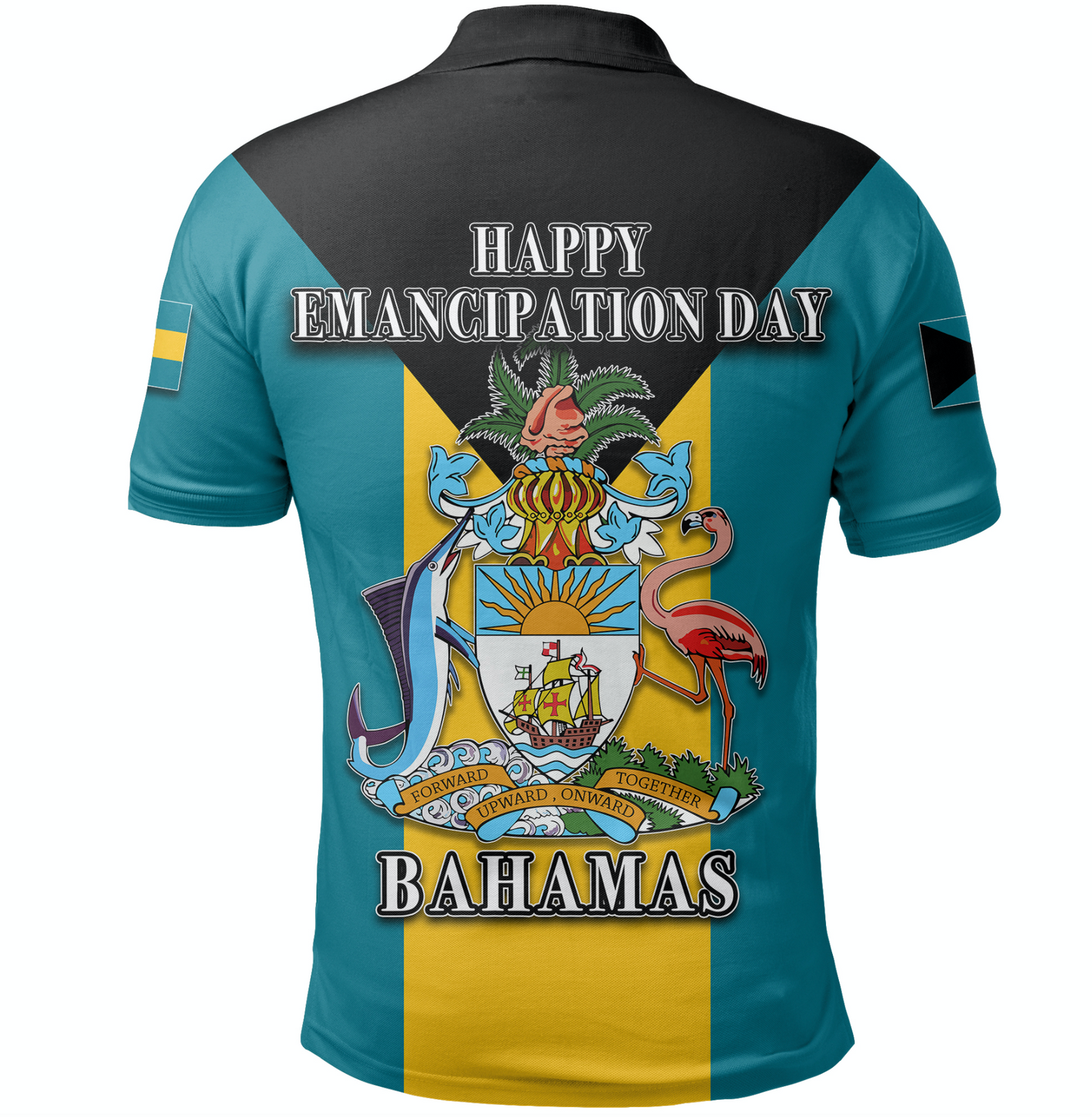 Bahamas Emancipation Day Polo Shirt Freedom