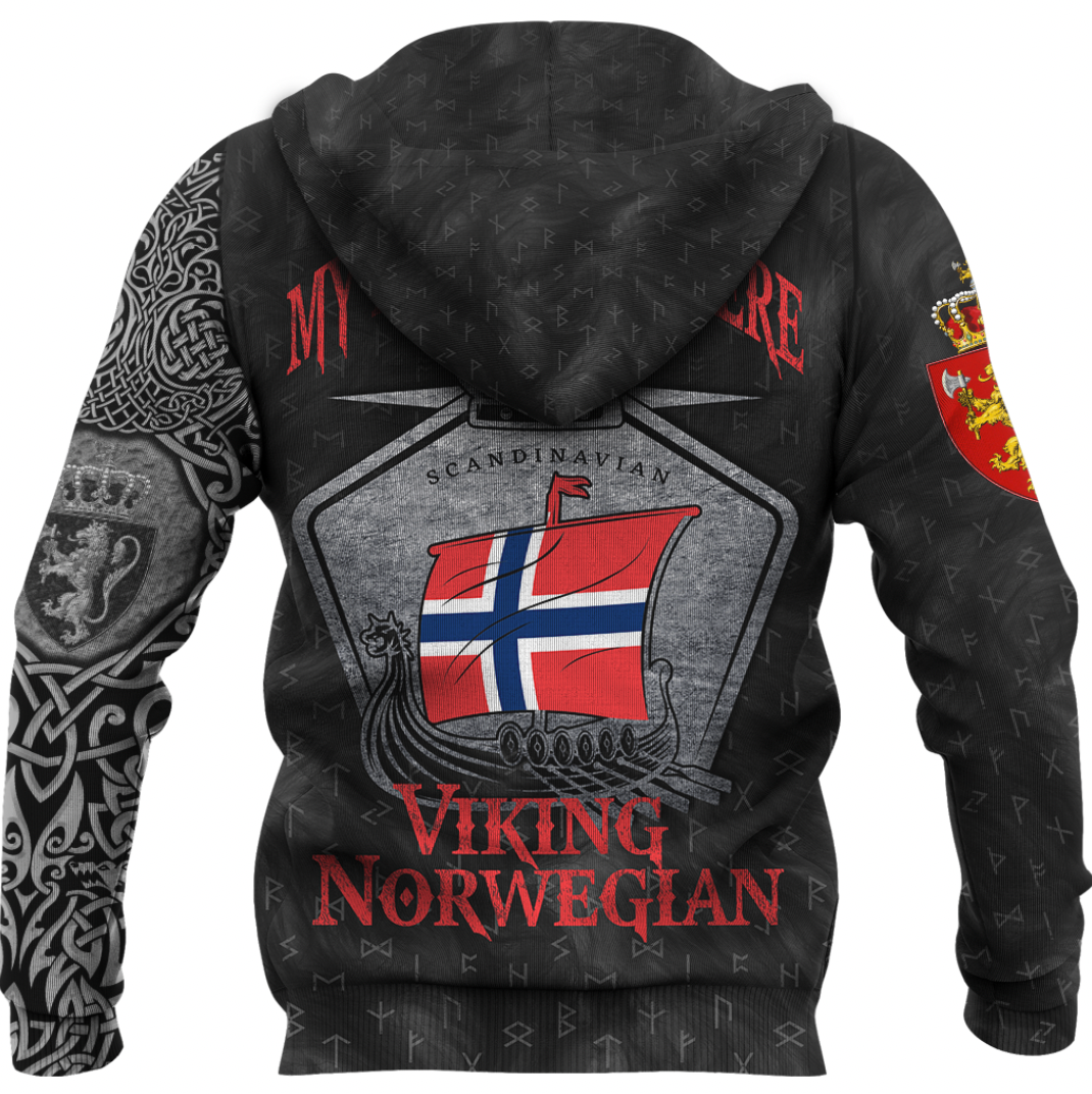 Viking Clothing Viking Norway Drakkar Hoodie