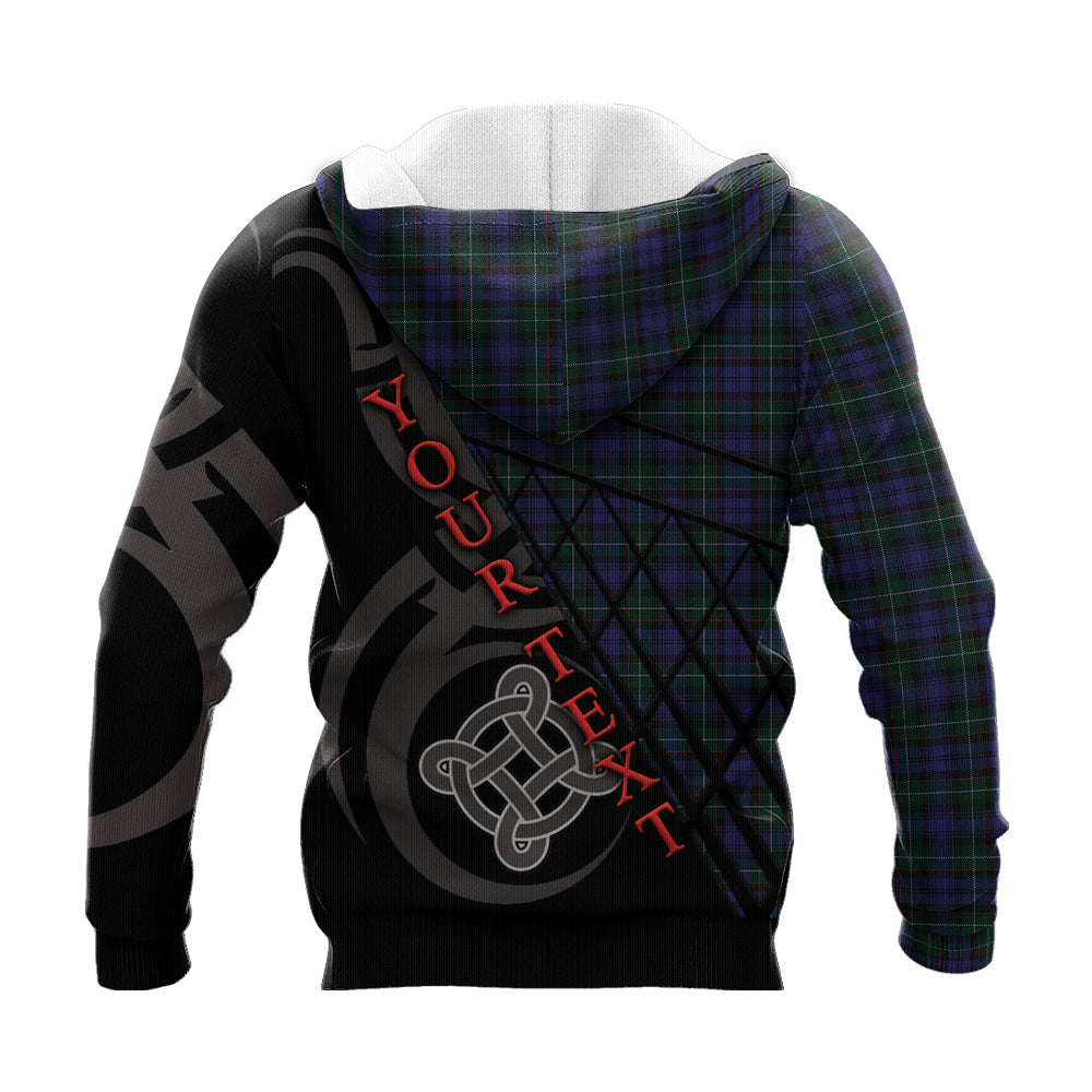 Printivon Sempill Knitted Hoodie Pattern Celtic Custom Text