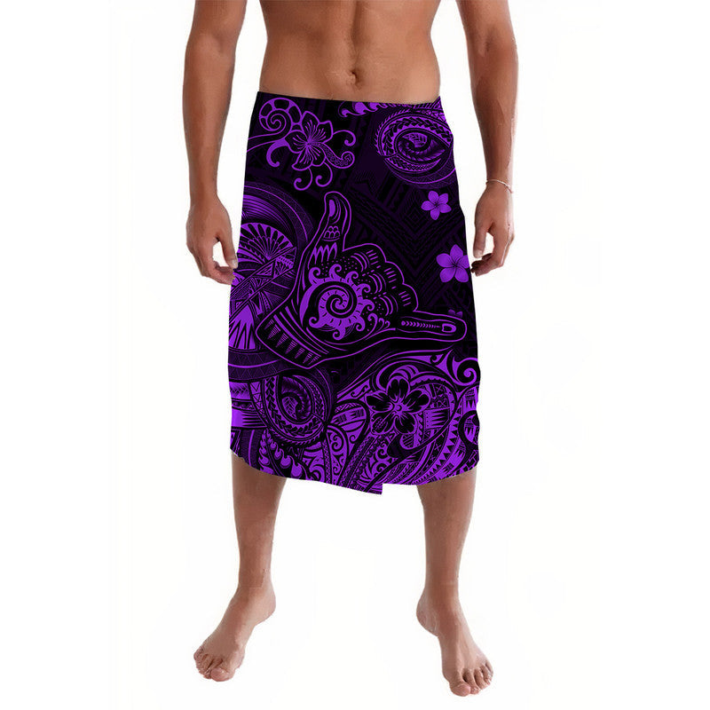 Hawaii Shaka Polynesian Lavalava Unique Style - Purple