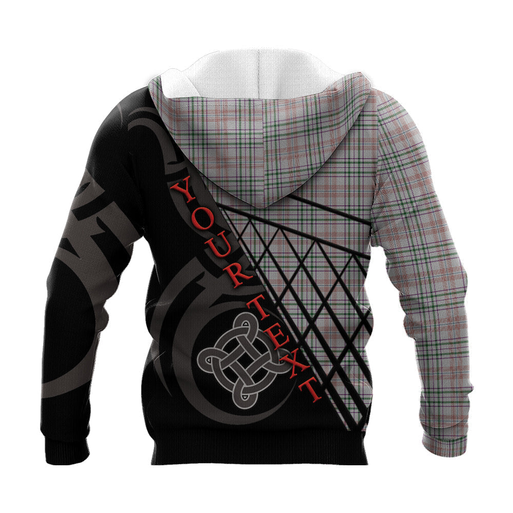 Printivon Shaw Dress Knitted Hoodie Pattern Celtic Custom Text