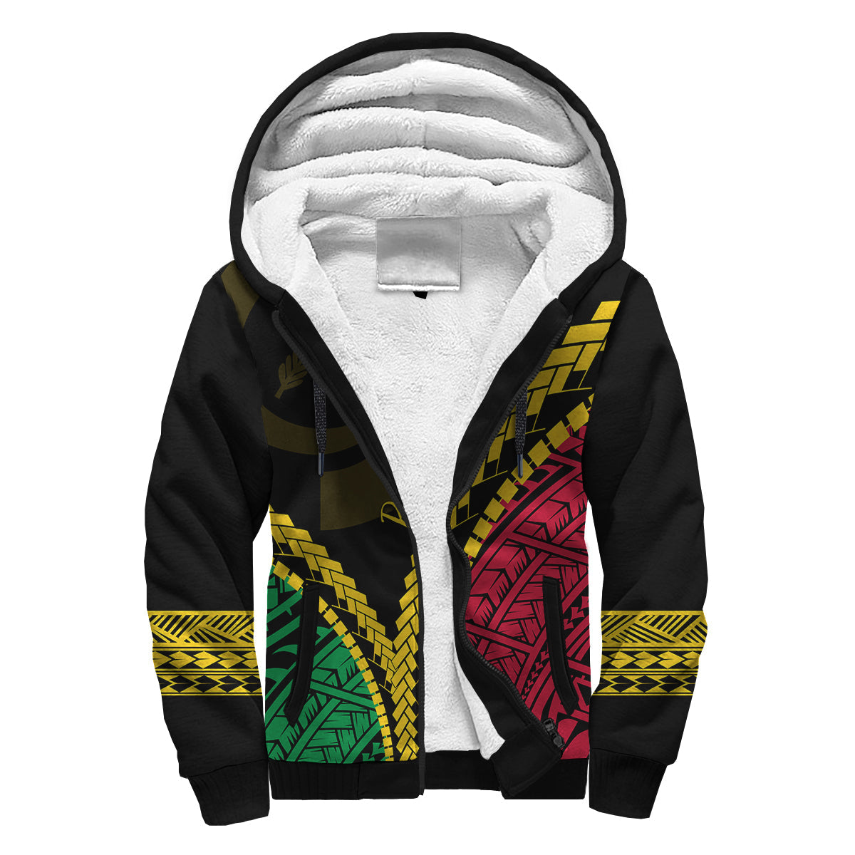 Vanuatu Personalised Sherpa Hoodie Proud Ni Van Special Version