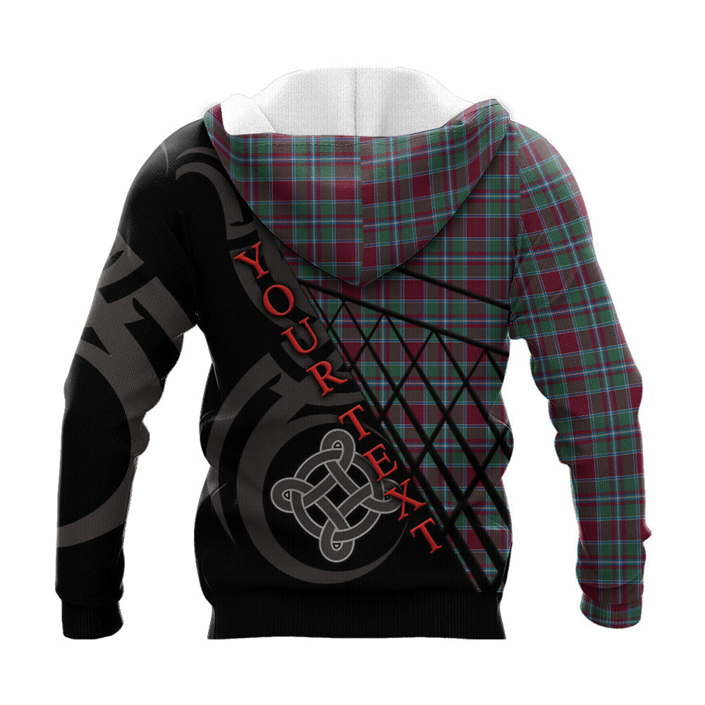 Printivon Spens Spence Knitted Hoodie Pattern Celtic Custom Text