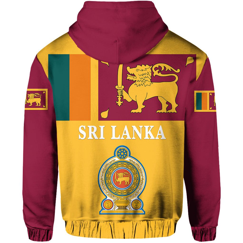 Sri Lanka Hoodie Flag Vibes