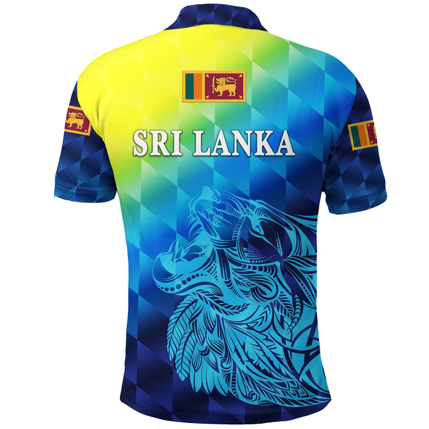 Sri Lanka Polo Shirt Lion Vibes