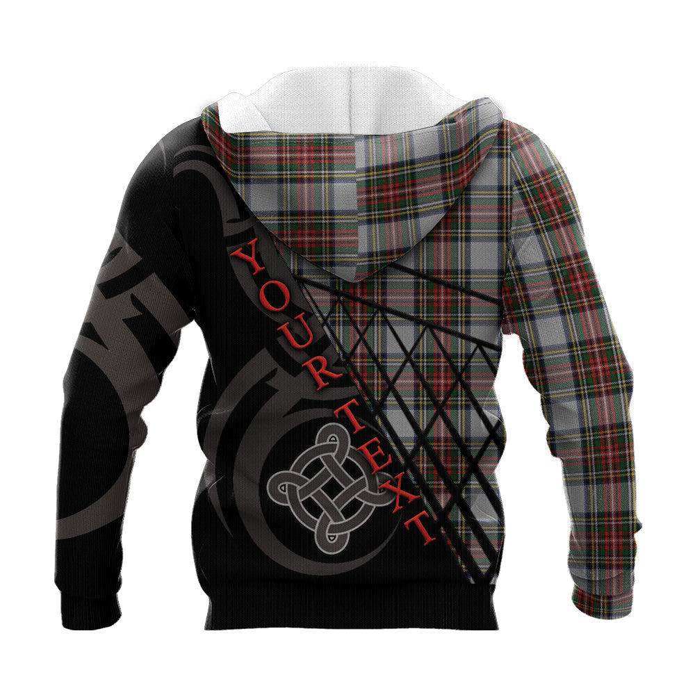 Printivon Stewart Dress Knitted Hoodie Pattern Celtic Custom Text