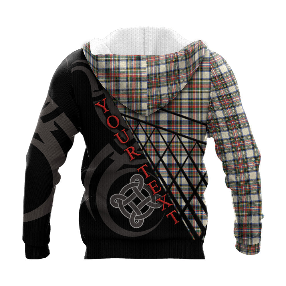 Printivon Stewart Dress Ancient Knitted Hoodie Pattern Celtic Custom Text