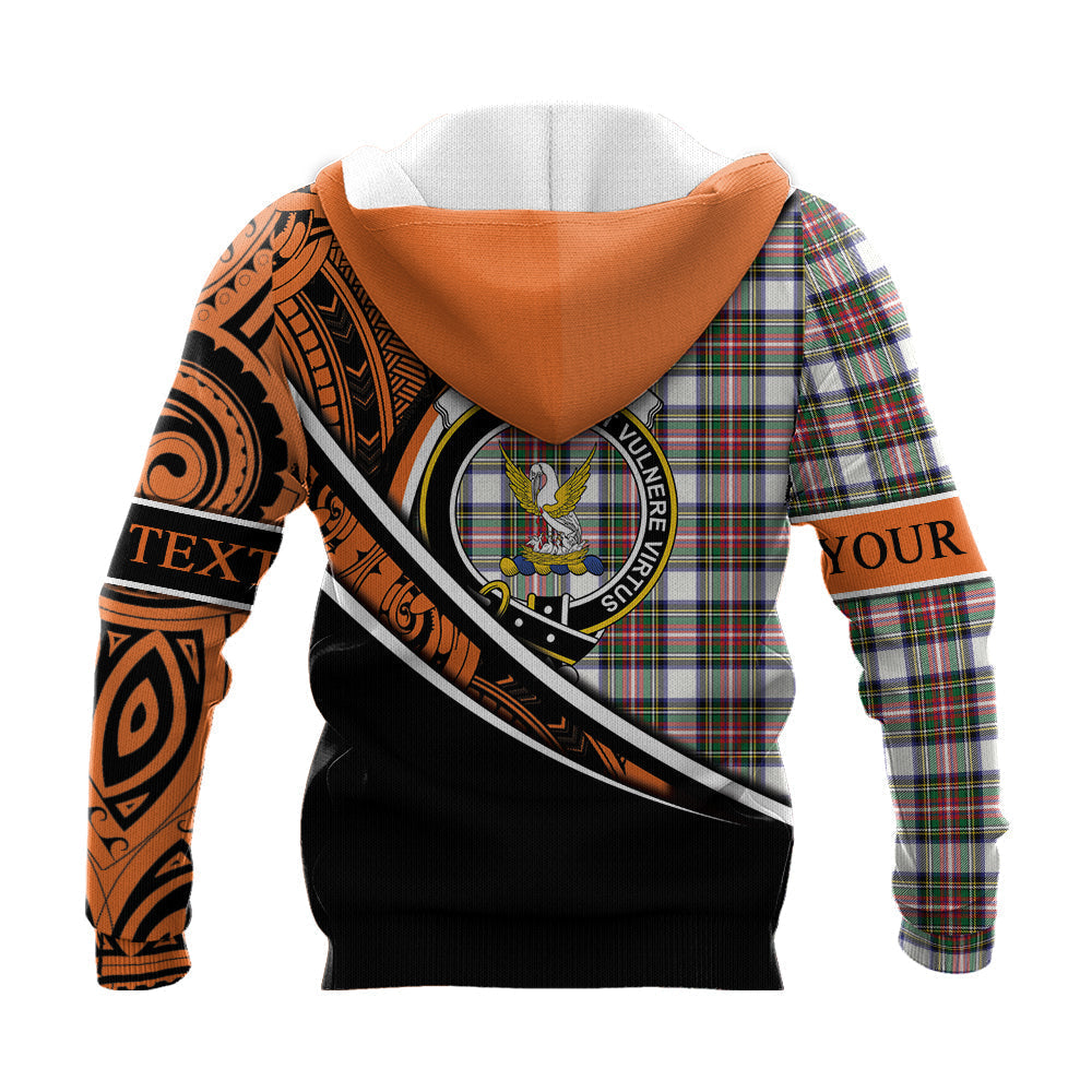 Printivon Stewart Dress Modern Knitted Hoodie Pattern Polynesian Custom Text