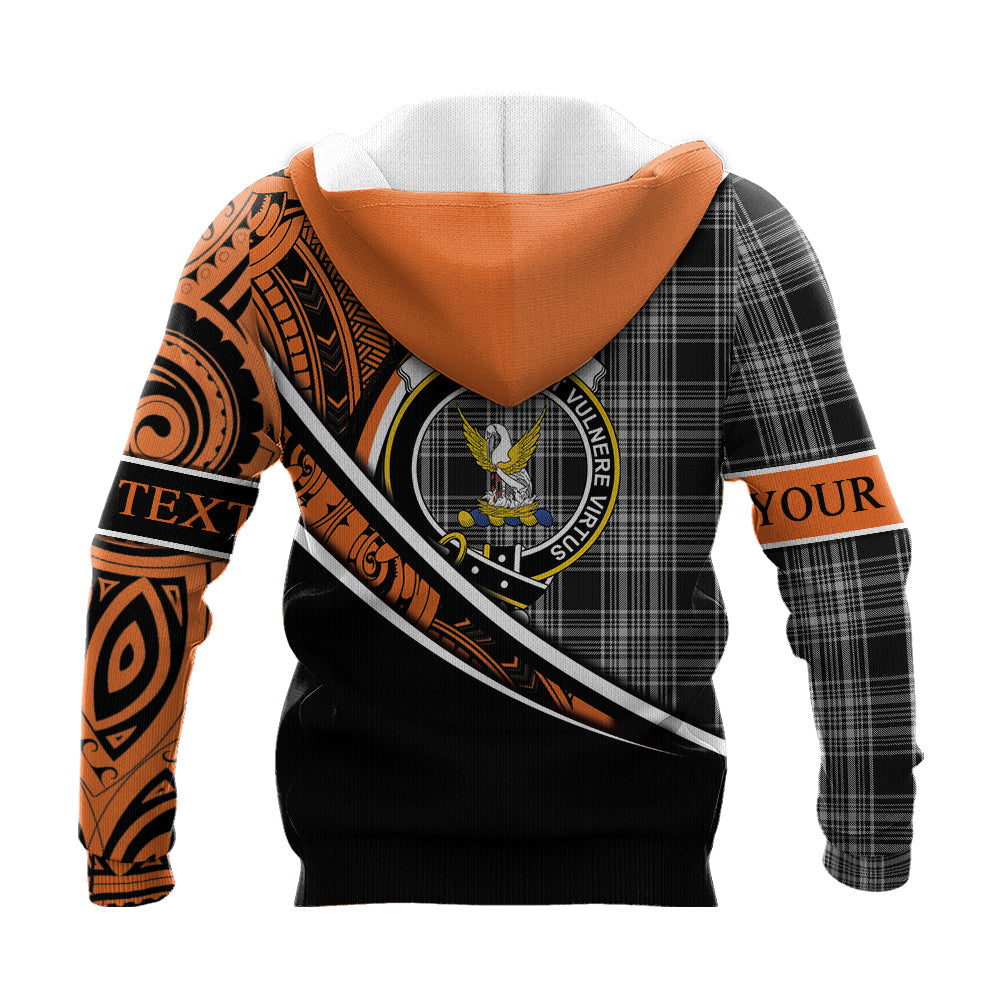 Printivon Stewart Mourning 02 Knitted Hoodie Pattern Polynesian Custom Text