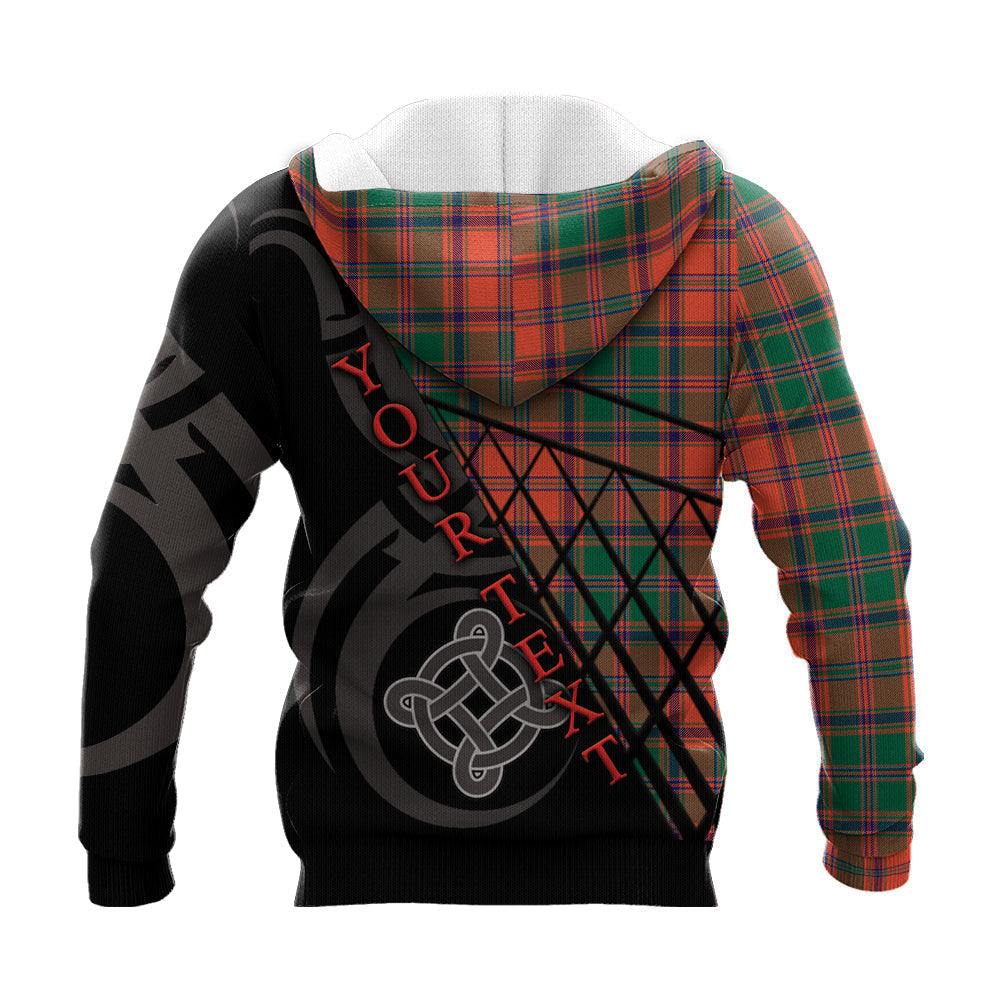 Printivon Stewart Of Appin Ancient Knitted Hoodie Pattern Celtic Custom Text