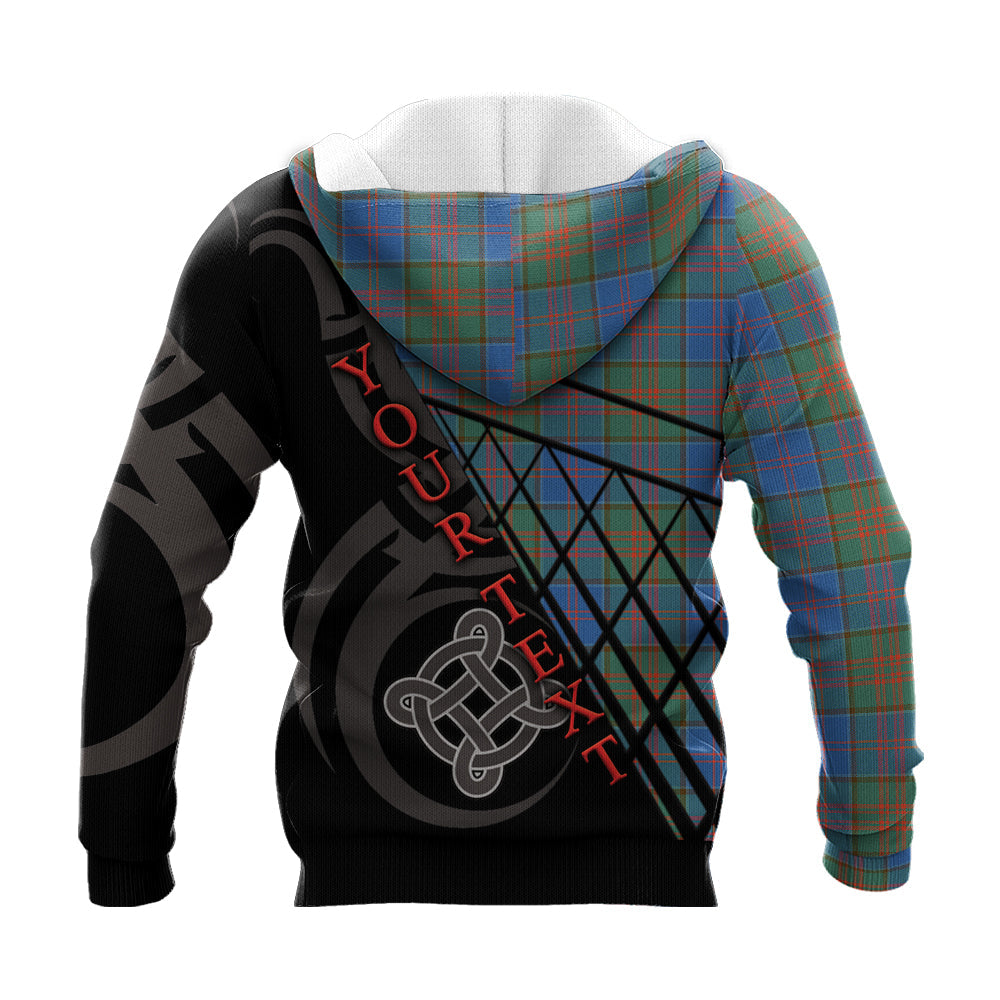 Printivon Stewart Of Appin Hunting Ancient Knitted Hoodie Pattern Celtic Custom Text