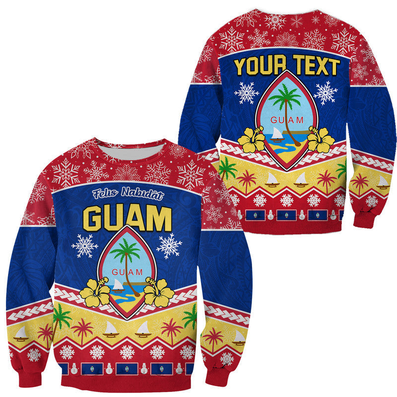 Custom Personalised Guam Tribal Polynesian Christmas Vibe Sweater