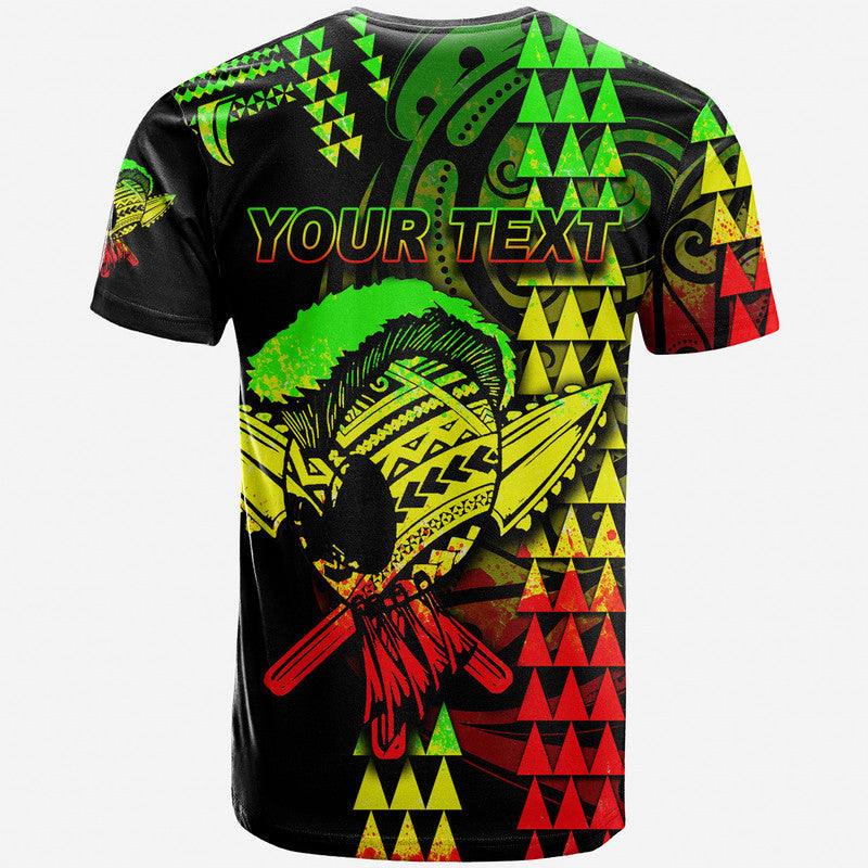 Custom Personalised Hawaii Polynesian Warrior Kakau T Shirt - Reggage