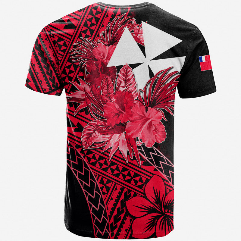 Wallis and Futuna T Shirt Hibiscus Red No.2 Color