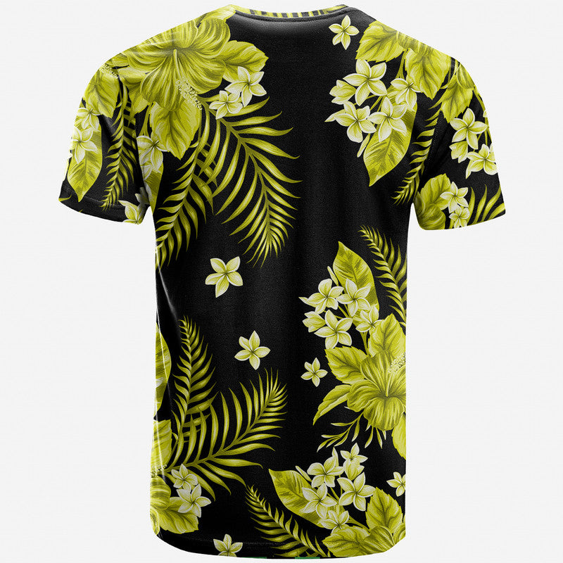 Hawaii Summer Colorful T Shirt Yellow