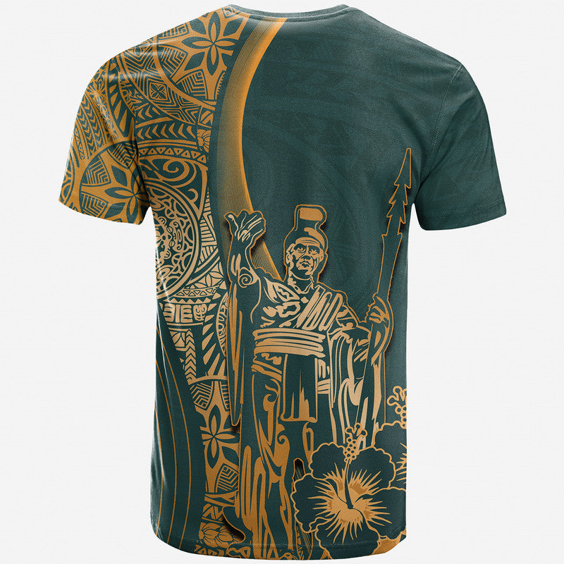 Hawaiian King Kamehameha T Shirt Vibe Green Style