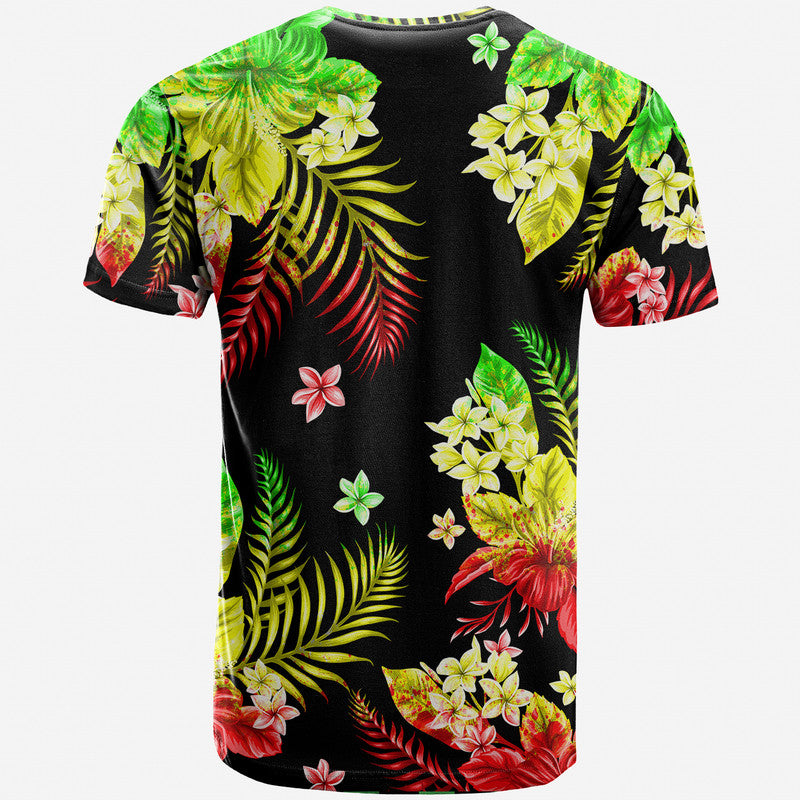 Hawaii Summer Colorful T Shirt Reggage