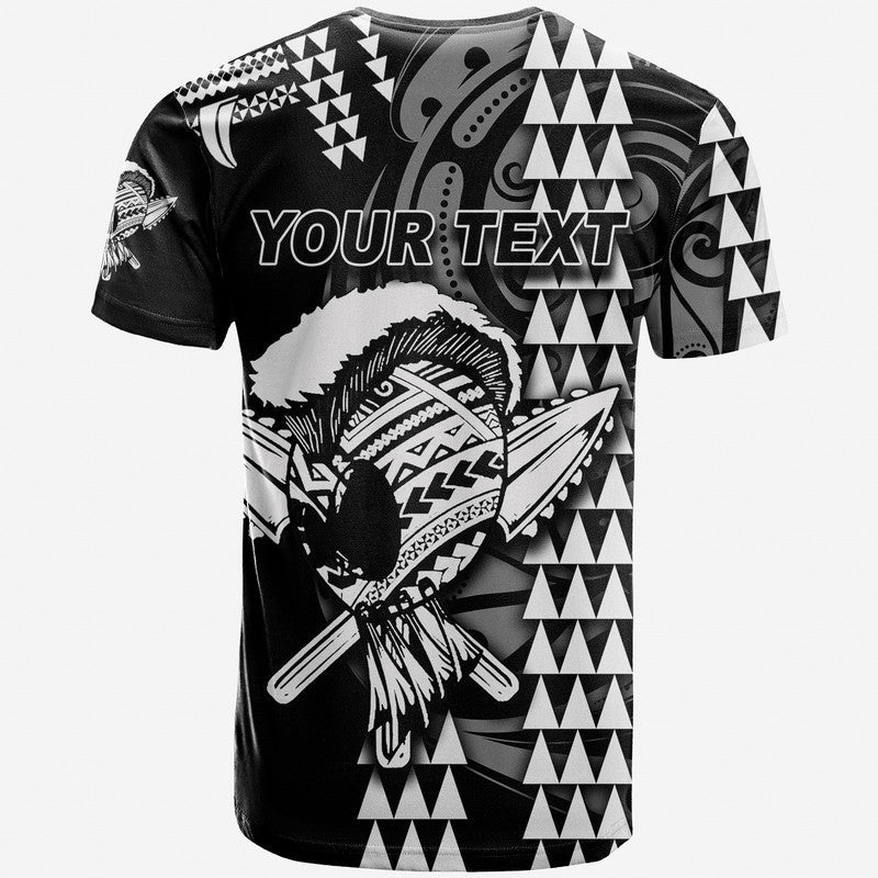 (Custom Personalised) Hawaii Polynesian Warrior Kakau T Shirt White