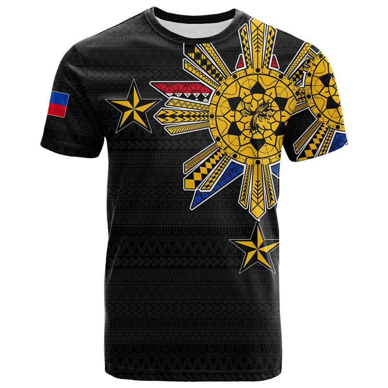 Filipino T Shirt Tribal Black Style