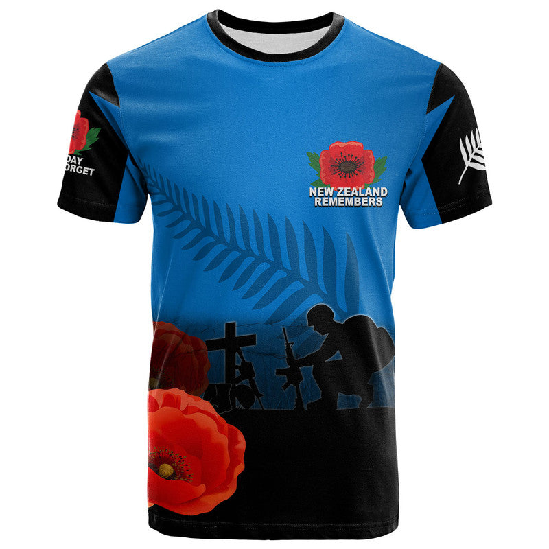 Anzac Day- New Zealand Remembers T Shirt