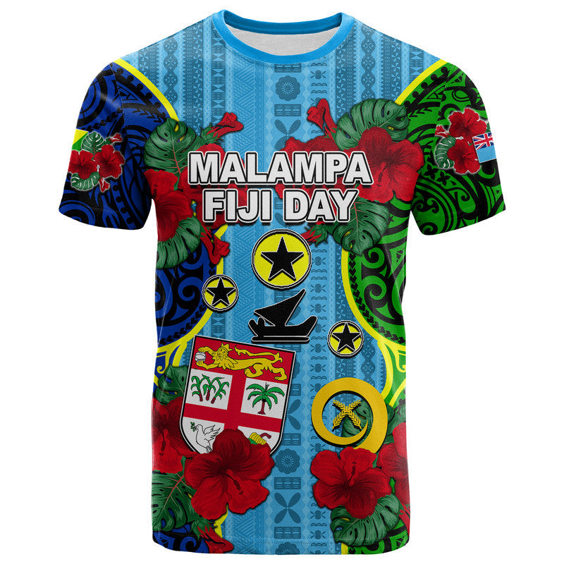 Malampa Fiji Day Hibiscus T Shirt Style