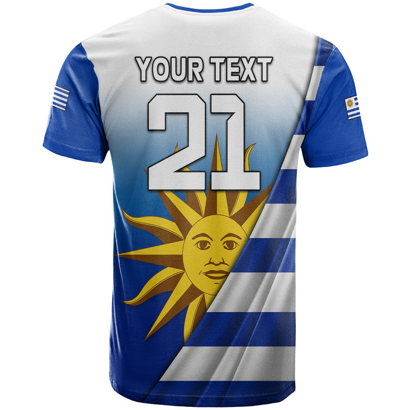 Custom Uruguay Football La Celeste World Cup T Shirt