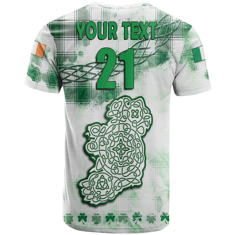 Custom Ireland Cross Cricket Team T Shirt Celtic Irish Green Pattern Unique