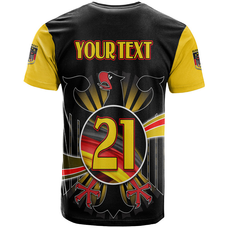 Custom Germany Football Black Eagle Jersey Deutschland Champion T Shirt