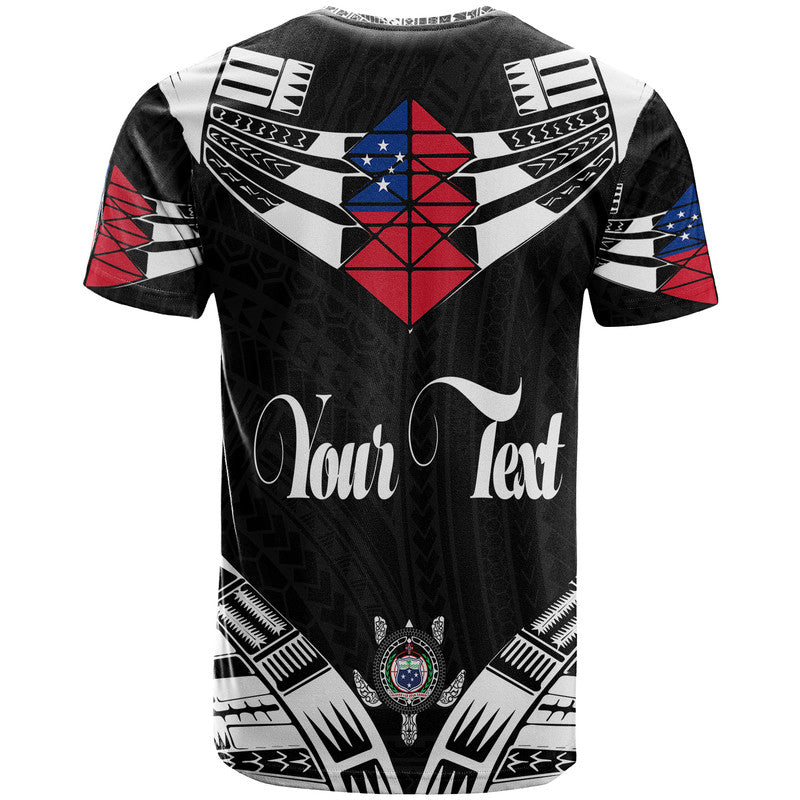 Custom Personalised Samoa Black Saturday T Shirt 28 Dec 1929 Visual Arts - Black