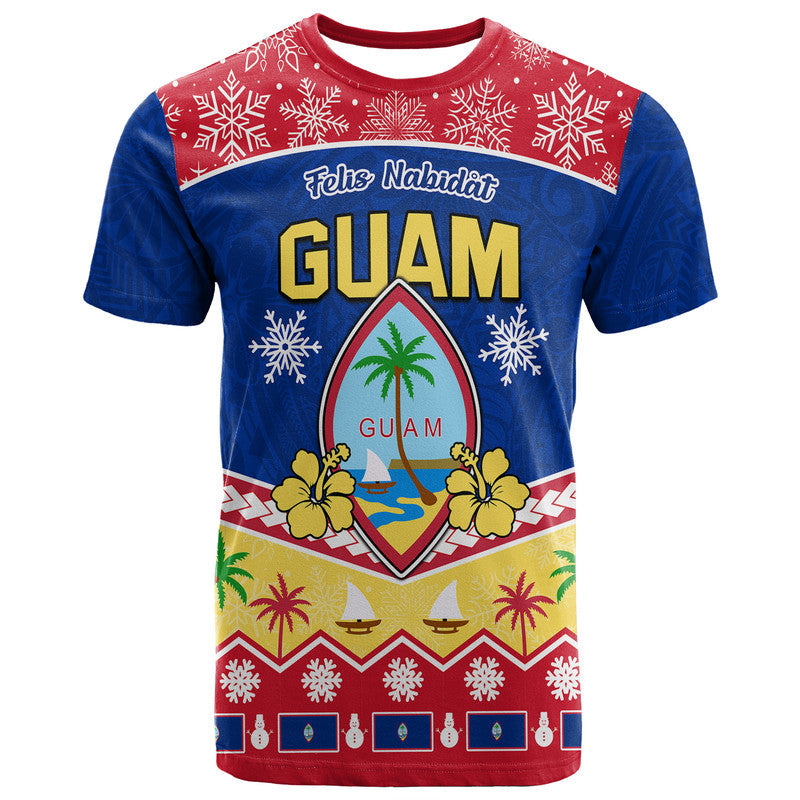 Guam Tribal Polynesian Christmas Vibe T Shirt