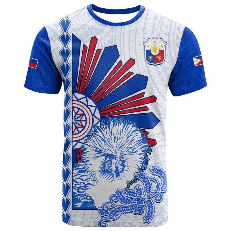 Philippines Barong T Shirt Sun Of Philippinas With Eagles